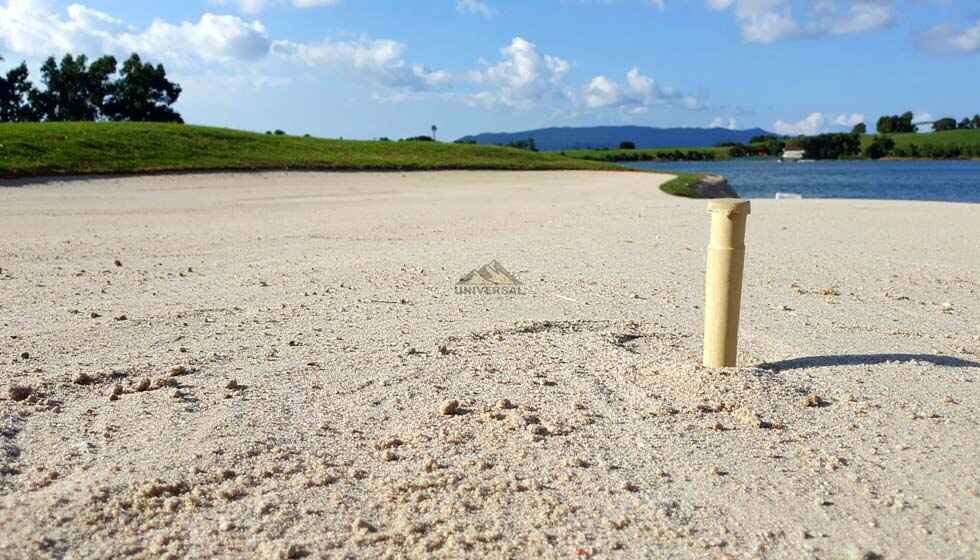 sand used for golf course