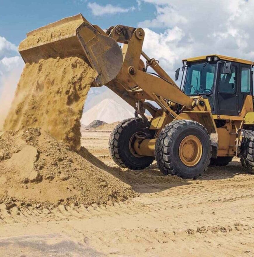 silica-sand-front-loader silica sand supplier use front loader